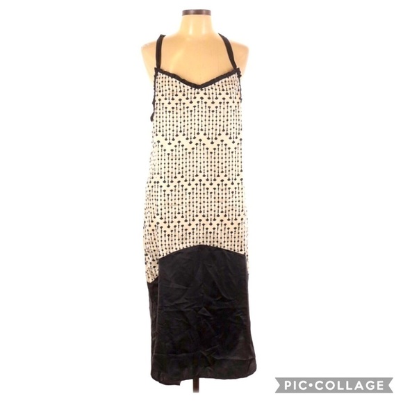 Raven + Lily Silk Crisscross Strap Slip Dress - Picture 1 of 3